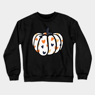 Pumpkin full of fall hearts Crewneck Sweatshirt